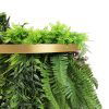 Gold Artificial Hanging Green Wall Disc 40cm UV Resistant Foliage (1)