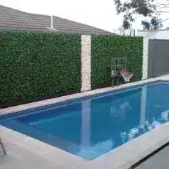 completely customized pool vertical garden