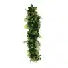 Artificial Extendable Hanging Flowering Cedar Vine UV Resistant 55cm Faux Leaves Front