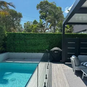 Revamped Space: The Beauty of the Deluxe Buxus Hedge – After InstallationTEST