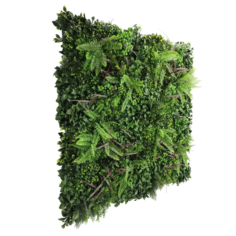 Artificial Green Wall Verdant Faux Fern Foliage Side (1)