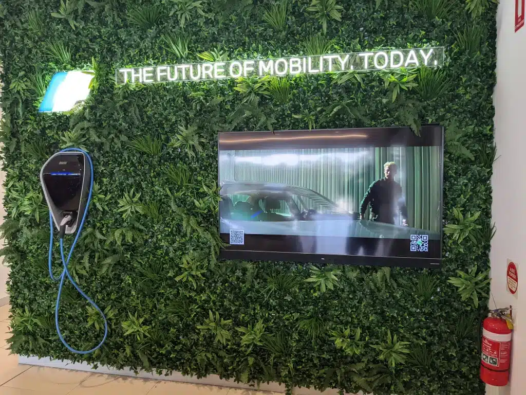 Luxury Green Wall Panel Elevates BMW Brighton Victoria ShowroomTEST