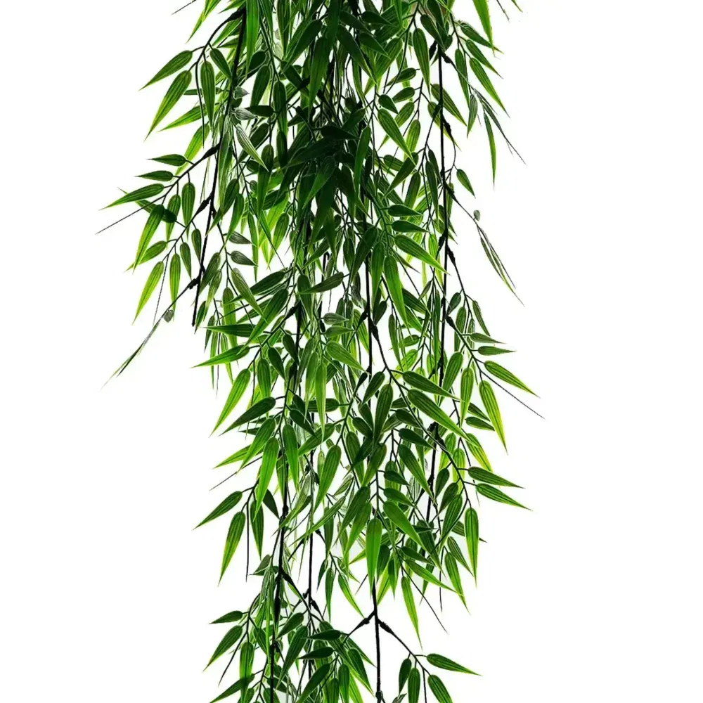 Vivid Green Hanging Artificial Ruscus Plant UV Resistant 120cm 4