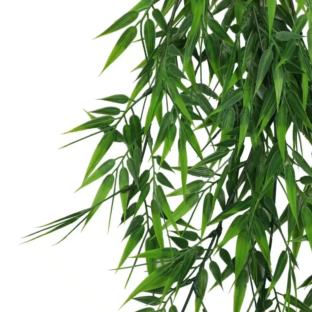 Vivid Green Hanging Artificial Ruscus Plant UV Resistant 120cm 7