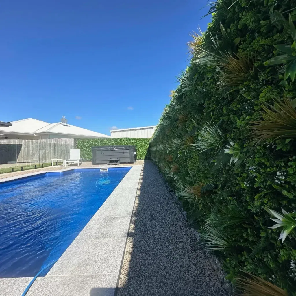 Transform Your Poolside Oasis with Maintenance-Free Wild Tropics Vertical GardensTEST