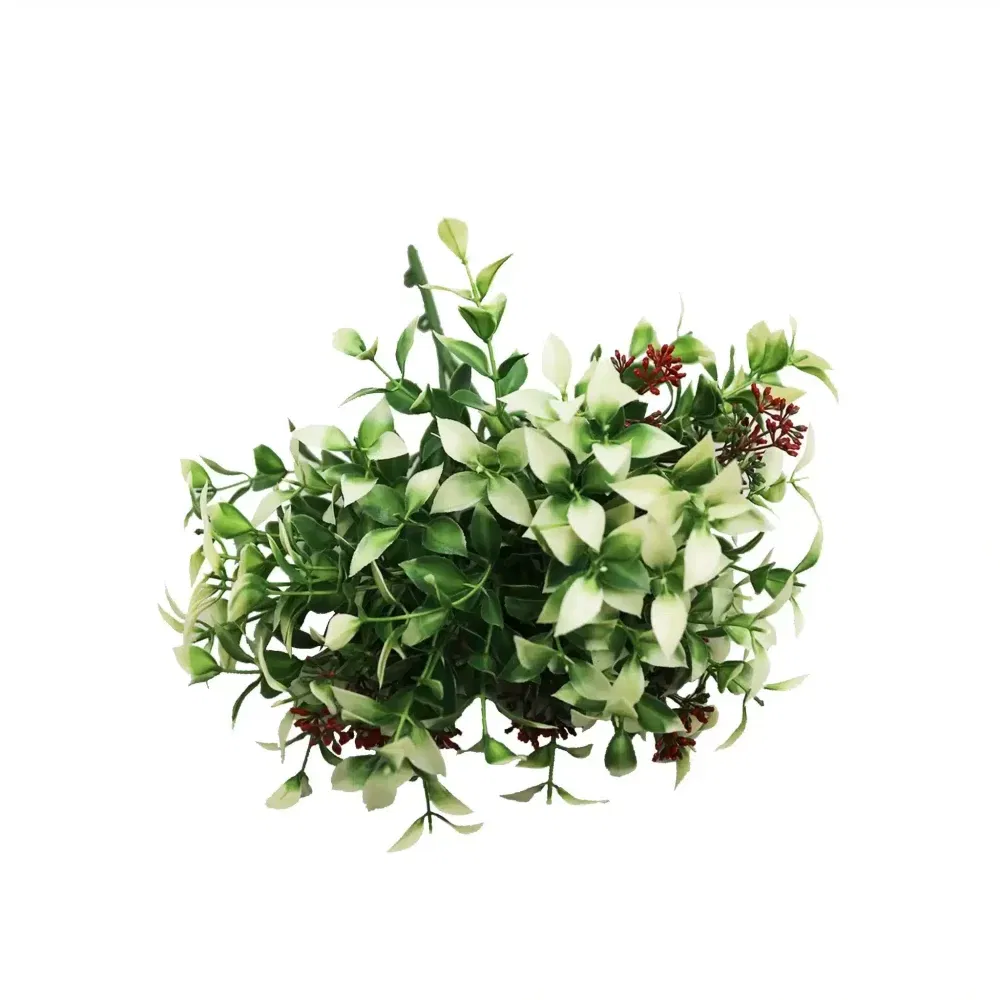 artificial greenery vase decor