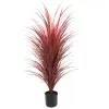 artificial burgundy grass plant 2