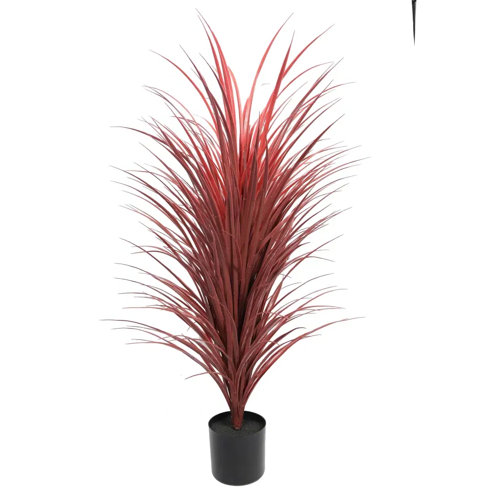 artificial burgundy grass plant 3