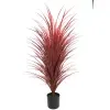 artificial burgundy grass plant 3