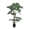 monstera artificial plant full front
