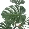 monstera artificial plant leaf detail